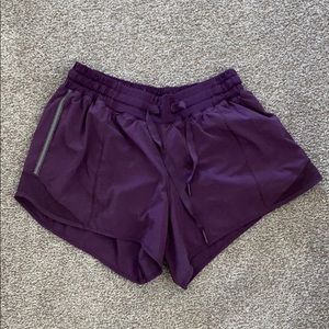 Lululemon maroon shorts